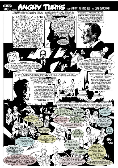 Londra Free Word Centre'da Sergilenecek Çizgi Öyküler / Angry Turks / sayfa 1